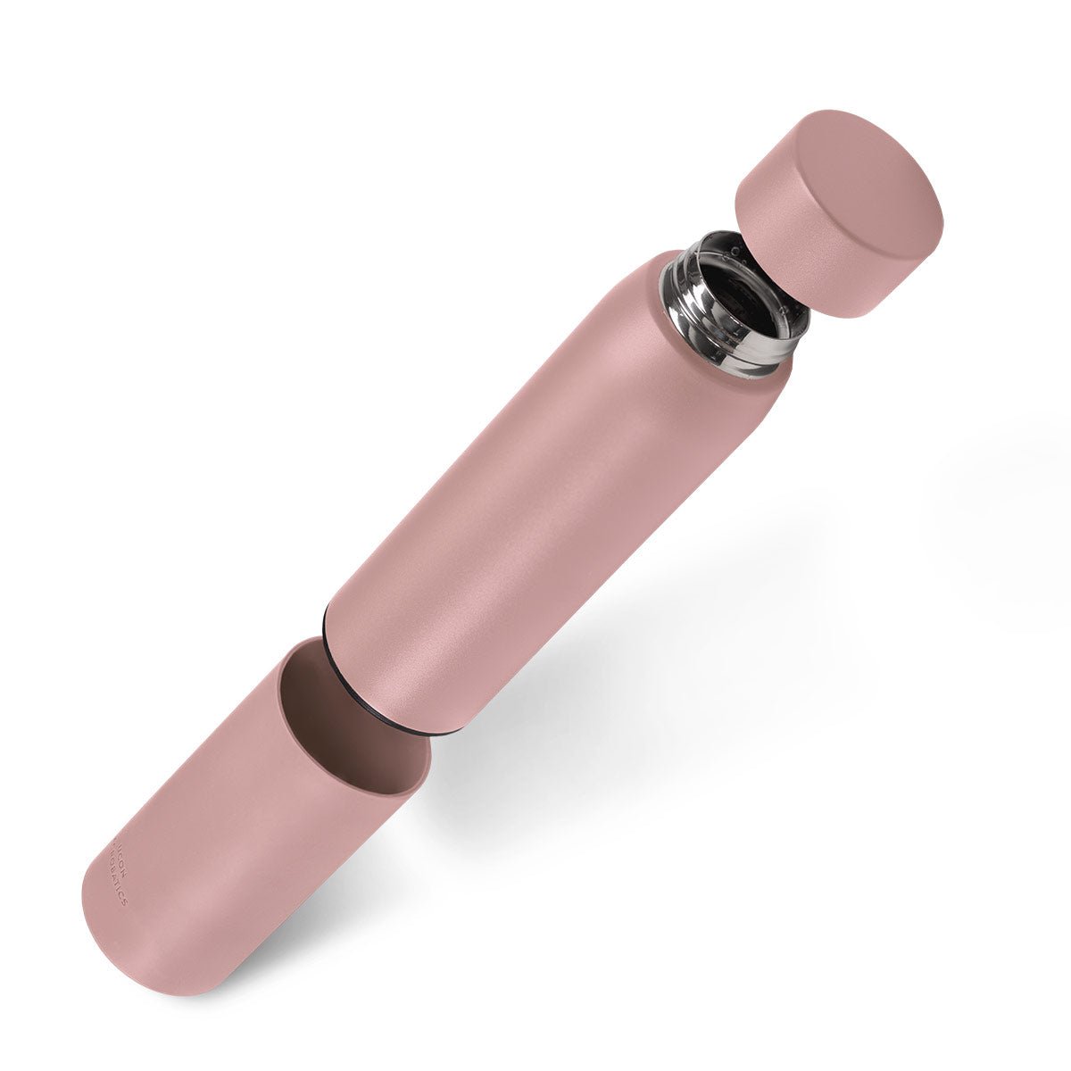 Akvo Rose water bottle, 0.5L stainless steel for ultimate hydration.