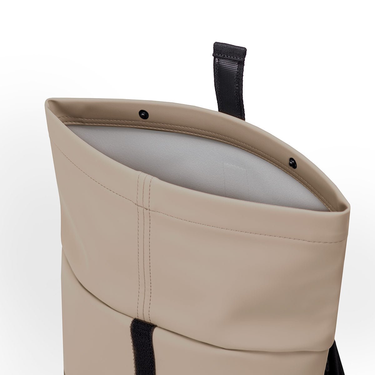 Cassiopeia easy-clean commuter backpack, adjustable straps, modern-tech nude design