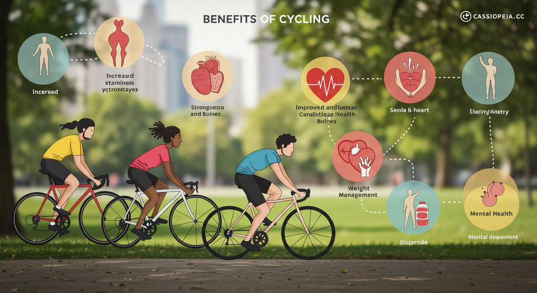 Benefits of cycling is great for your gut, heart, immune system, and mind