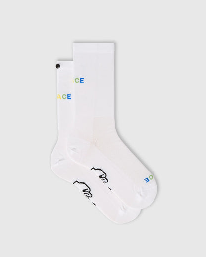 Rolling Harmony Socks - White