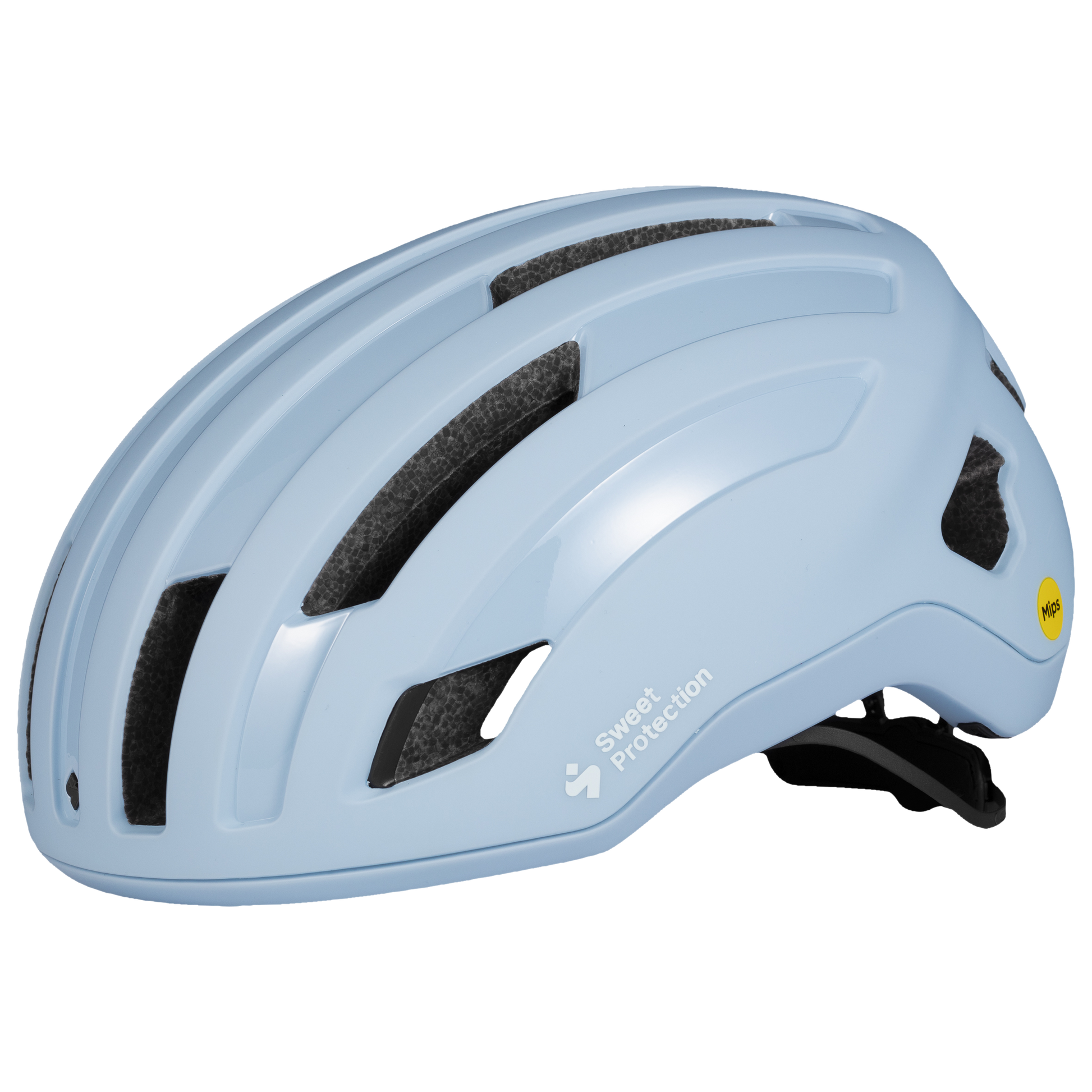 Frost blue Outrider Mips helmet designed for optimal comfort and protection in road and gravel biking.
