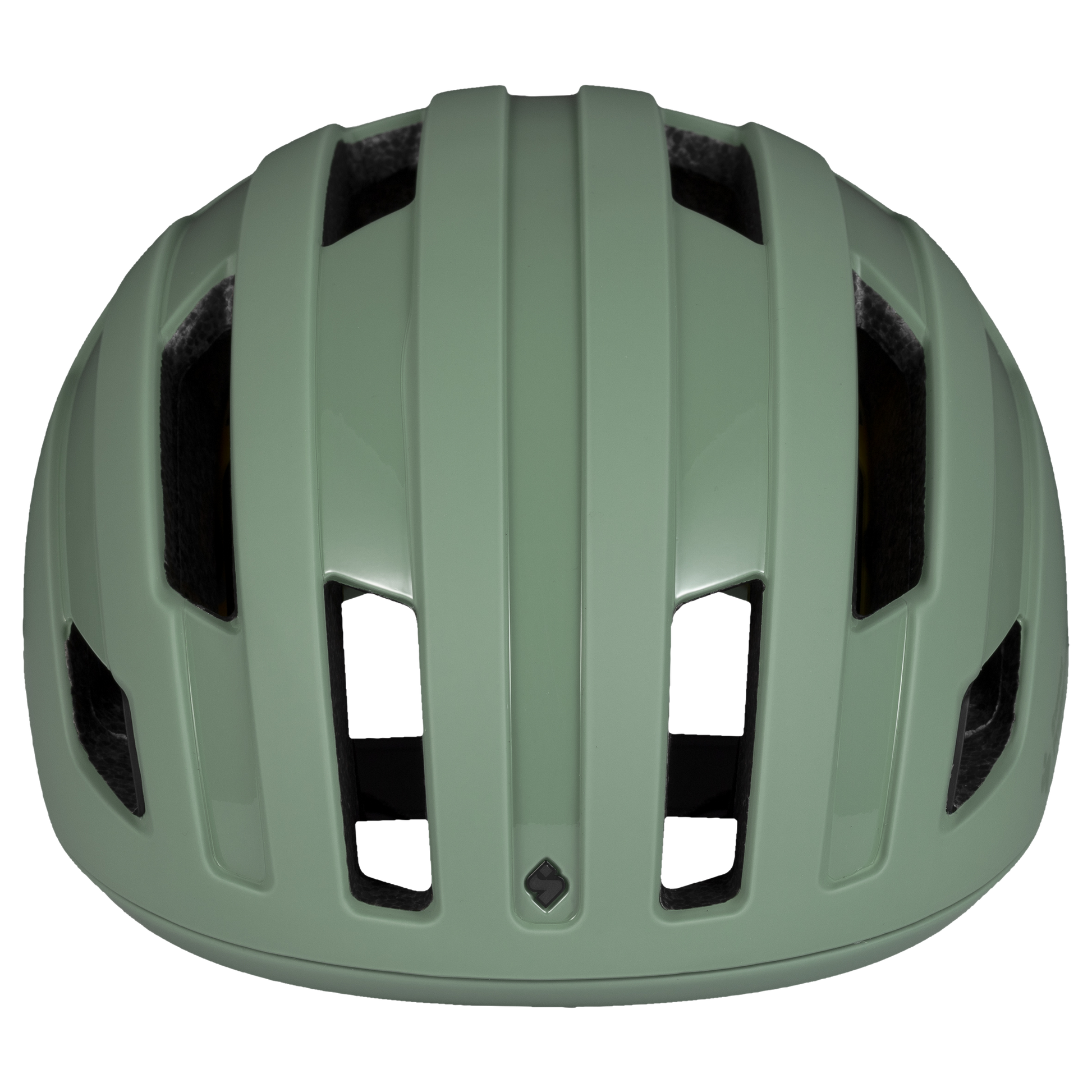 Sleek and lightweight bike helmet featuring the Mips Brain Protection System for enhanced safety on rides.
