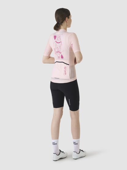 Women's Angeline Jersey - Card Sharp Rosa