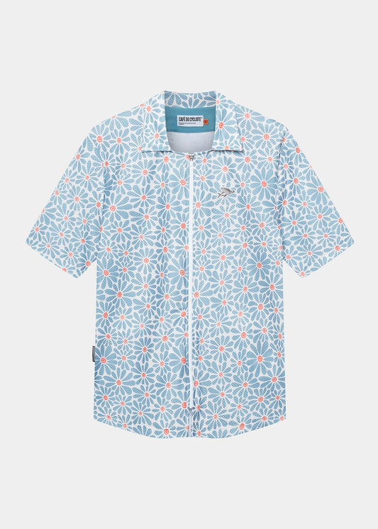Claudine Shirt - Daisy Deep Water