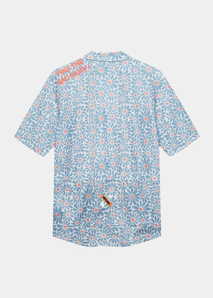 Claudine Shirt - Daisy Deep Water