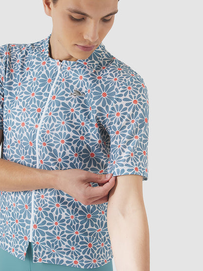 Claudine Shirt - Daisy Deep Water