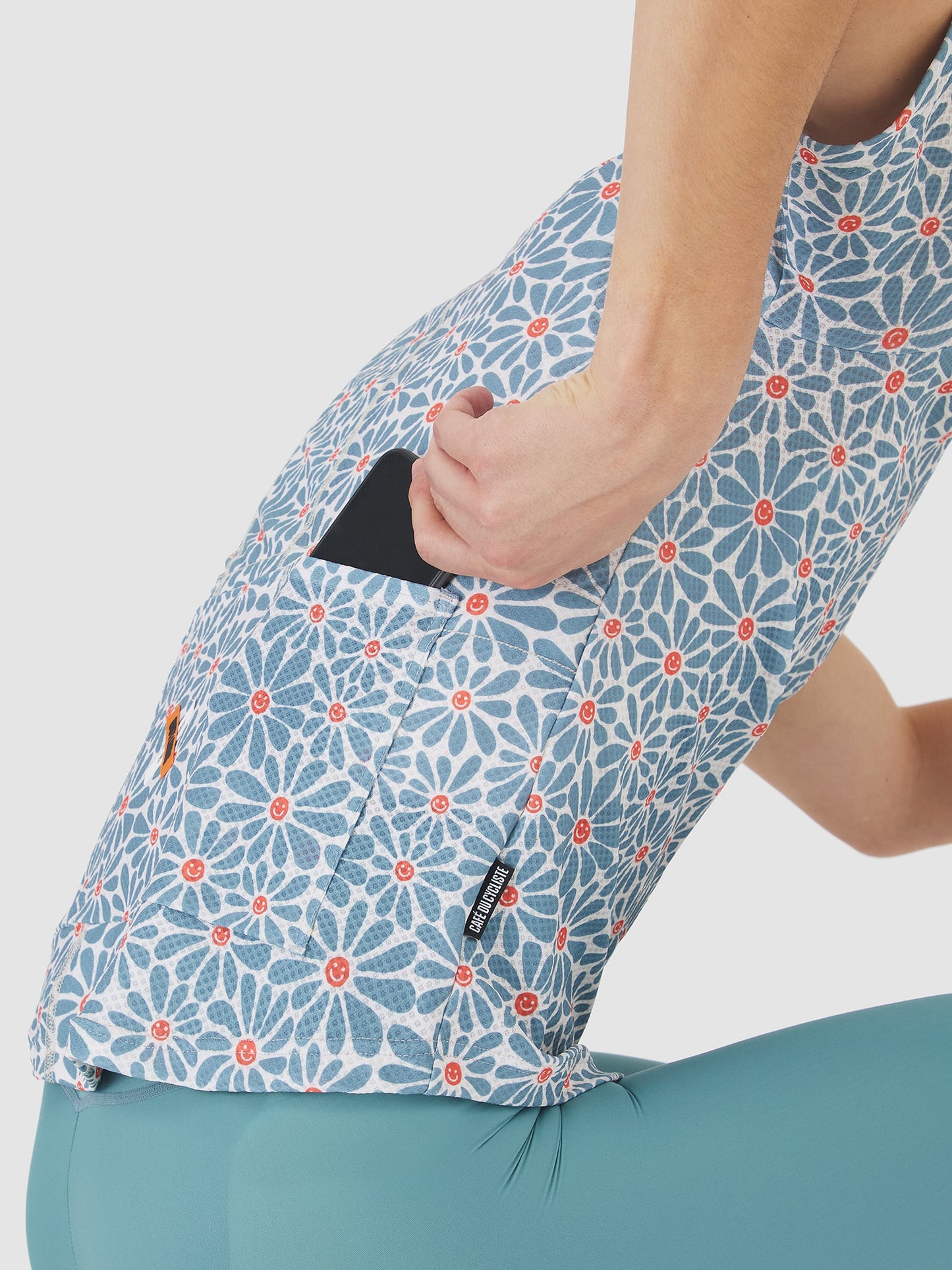 Claudine Shirt - Daisy Deep Water