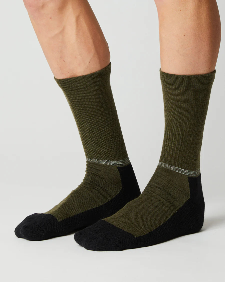 Merino Socks - Olive