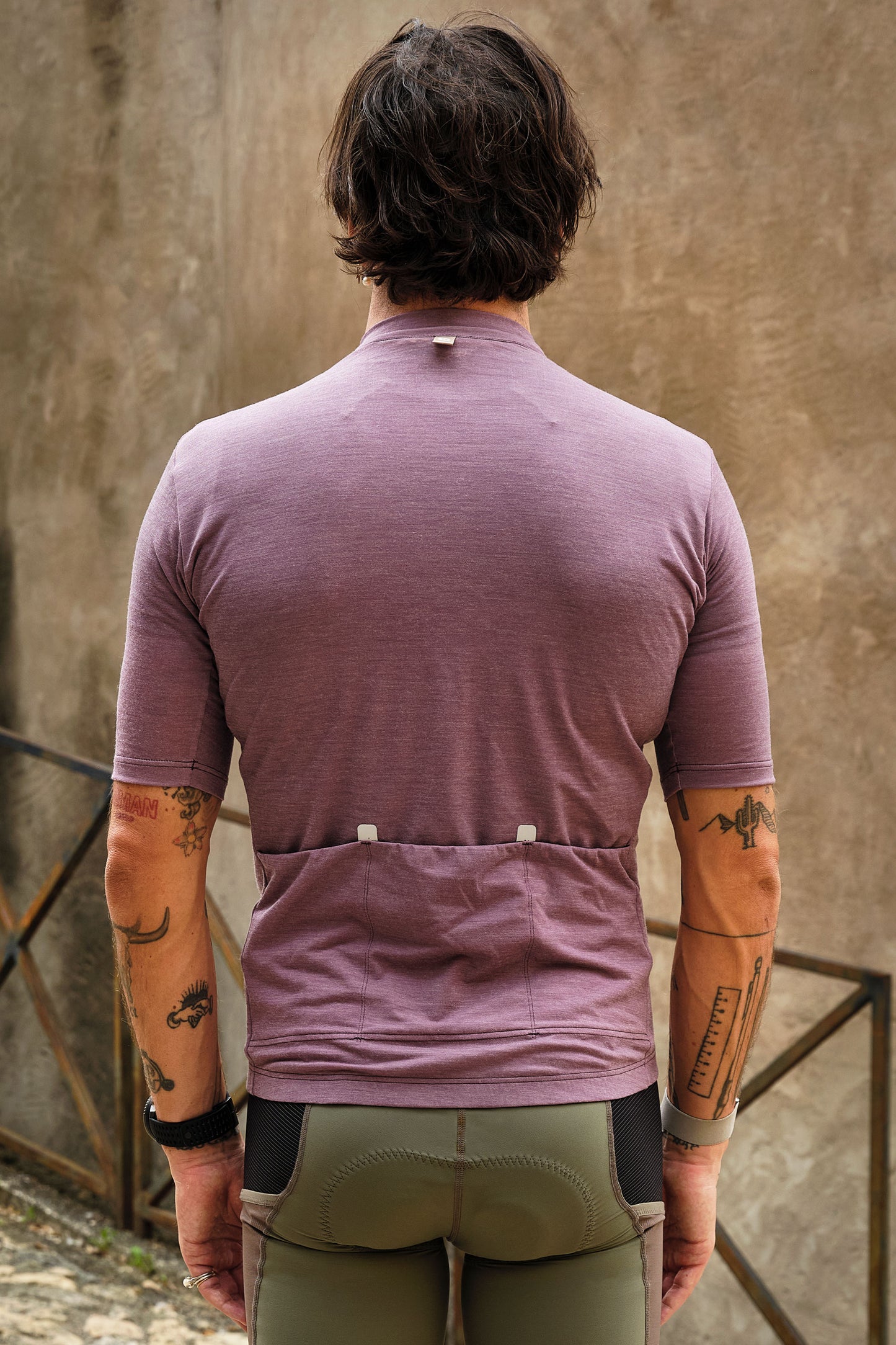 Beyond Gravel Wool Jersey - Grapeade