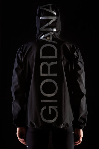 The KB Jetty Rain Jacket - Meteorite Black with Reflective