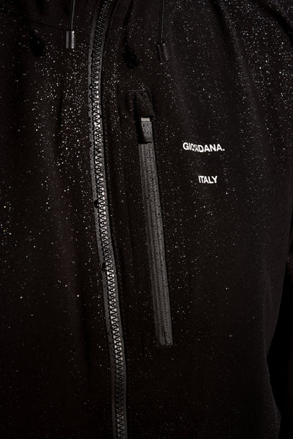 The KB Jetty Rain Jacket - Meteorite Black with Reflective