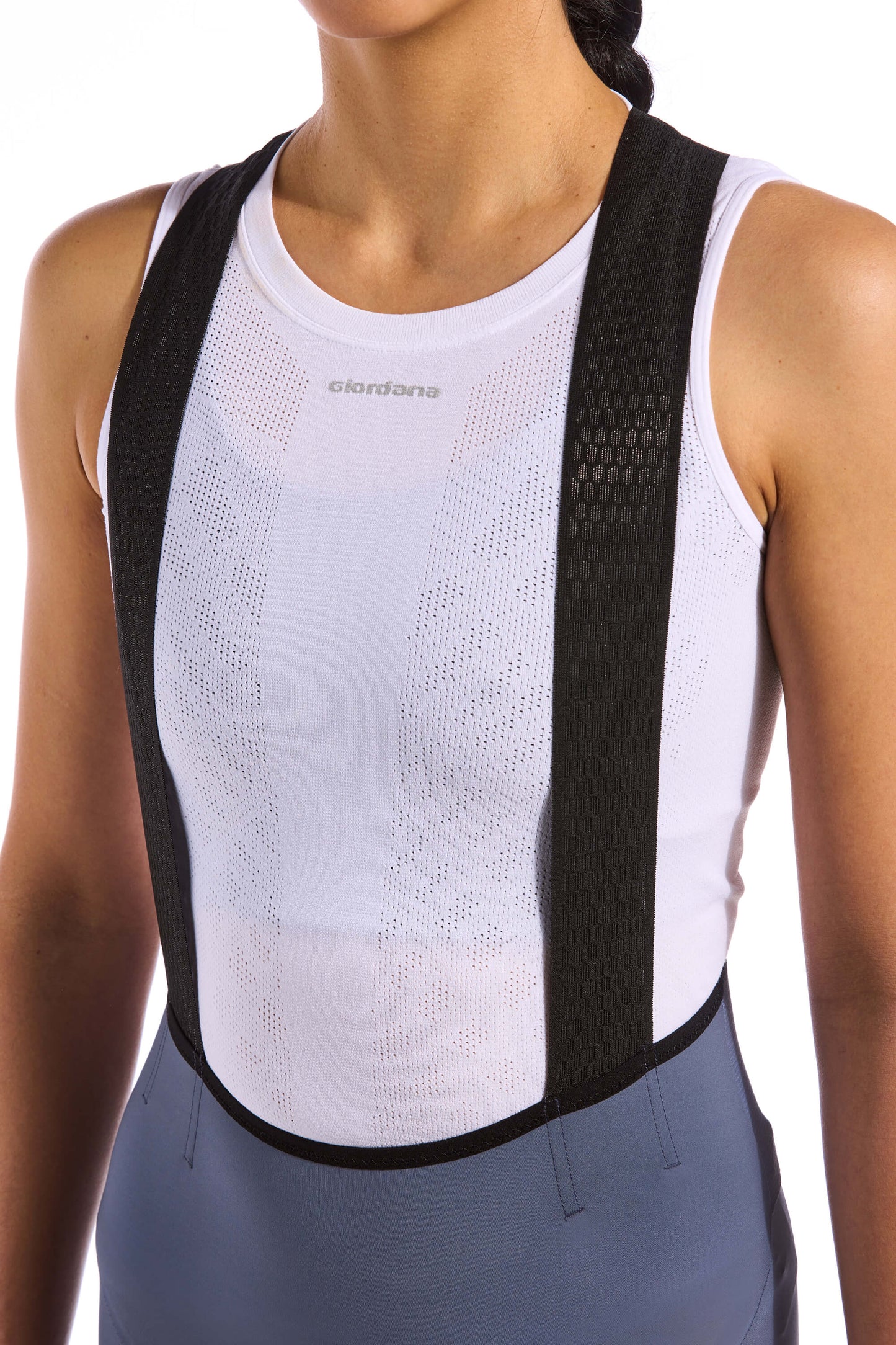 The KB Women's Bib Shorts - Grisaille Blue