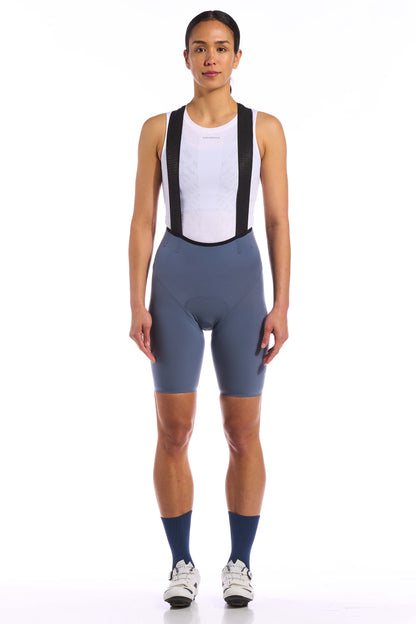 The KB Women's Bib Shorts - Grisaille Blue