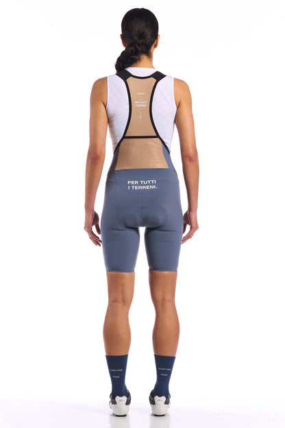 The KB Women's Bib Shorts - Grisaille Blue