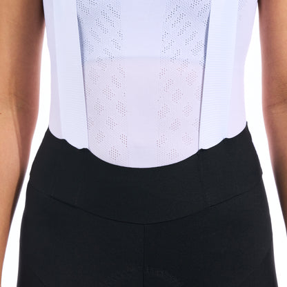 Bib shorts with UPF 50+ sun protection, perfect for outdoor cycling adventures.
