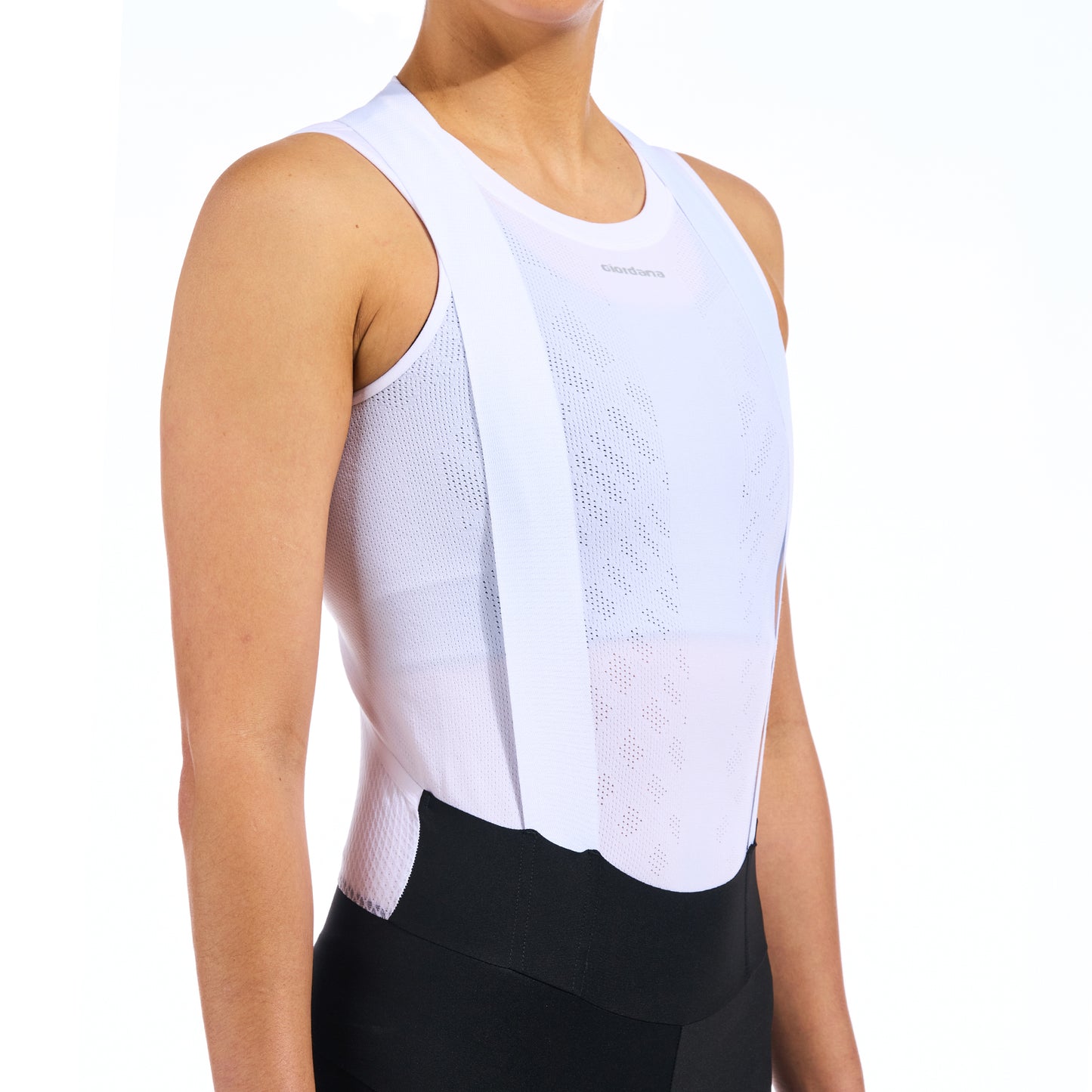 Durable Black bib shorts tailored for cyclists, ensuring a supportive and comfortable ride.
