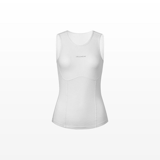 Avant Sleeveless Mesh Base Layer - White