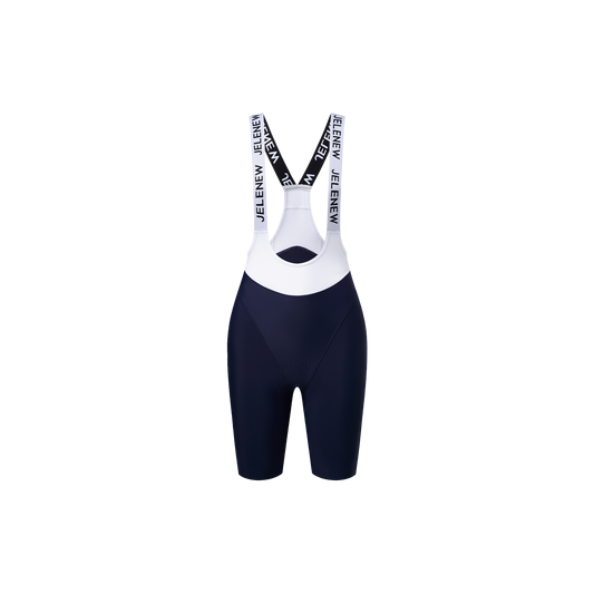 Evolve Y Back Bib Shorts 8" - Navy