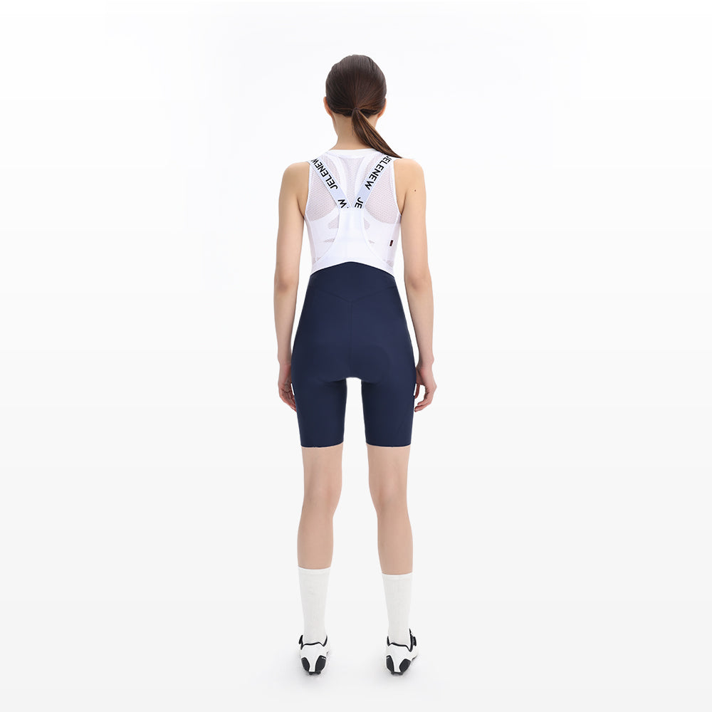 Evolve Y Back Bib Shorts 8" - Navy