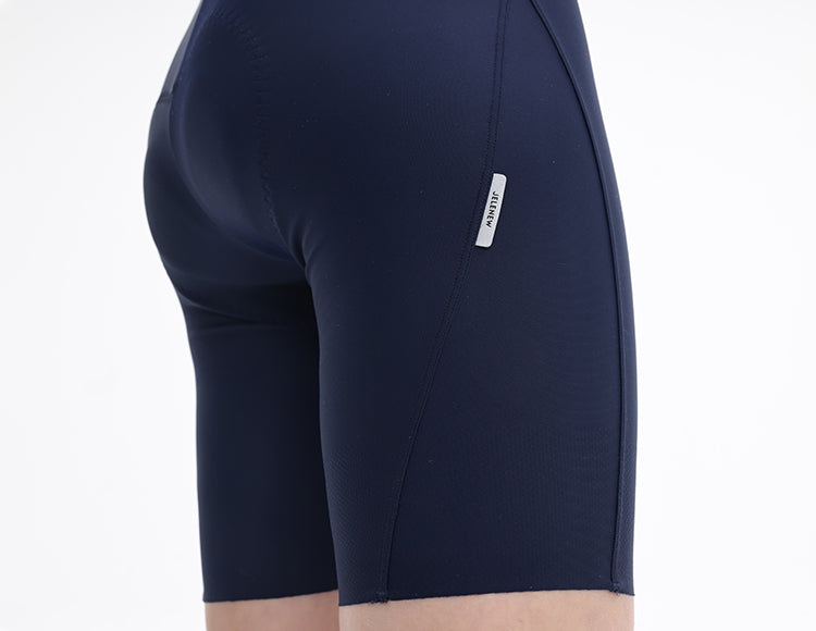 Evolve Y Back Bib Shorts 8" - Navy