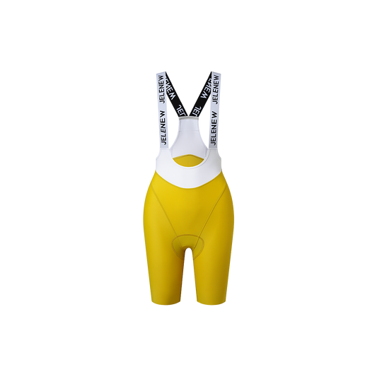 Evolve Y Back Bib Shorts 8" - Yellow