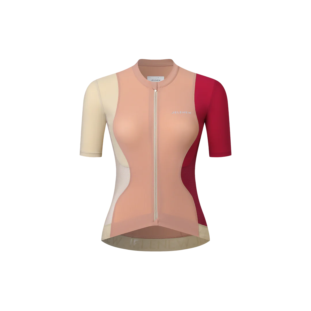 Hourglass Short Sleeve Jersey - Peachy Orange