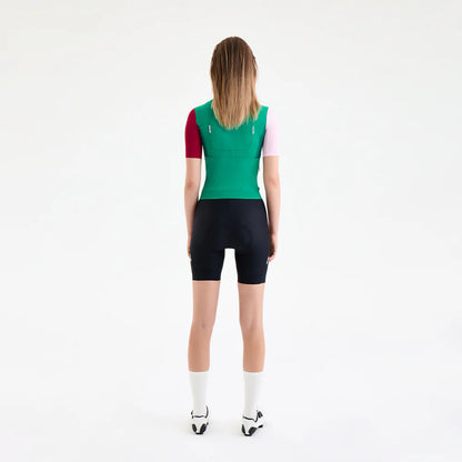 Hourglass Short Sleeve Jersey - Green Multi