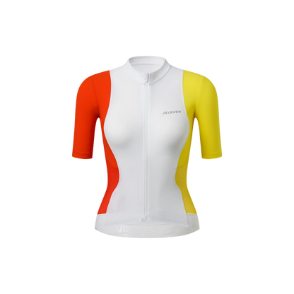 Hourglass Short Sleeve Jersey - White Multi