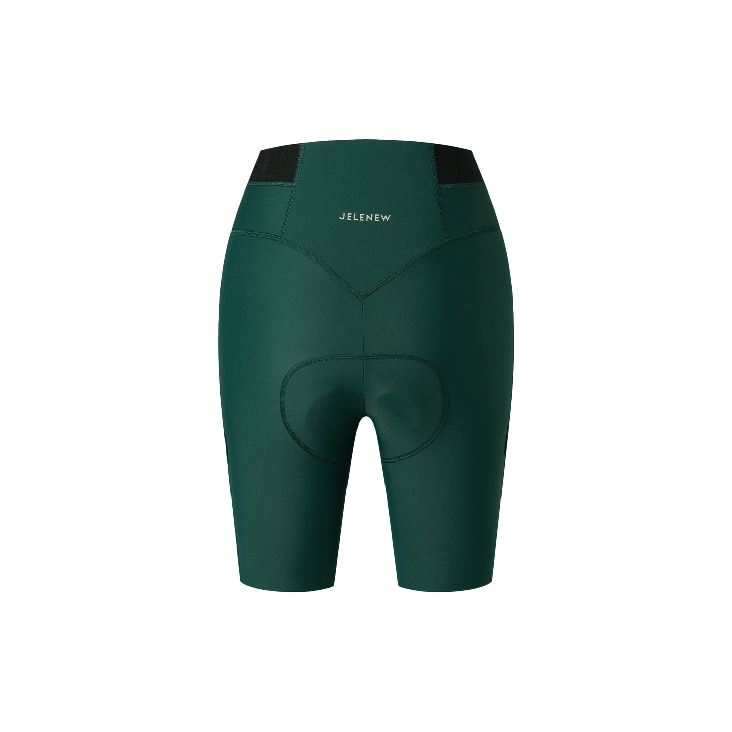 Dark Green cycling shorts designed for endurance rides with superior support.