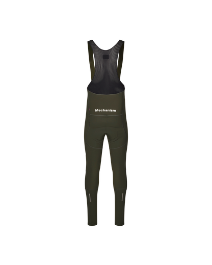 Men's Mechanism Deep Winter Long Bibs - Dark Olive