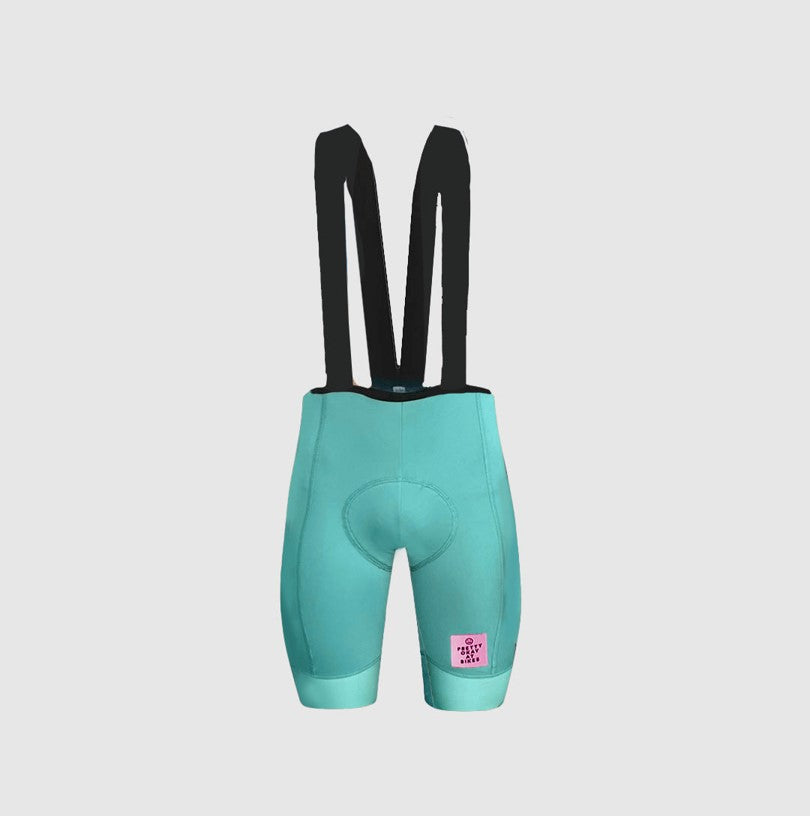 Cassiopeia Mojito aqua cycling bibs, Italian-made premium athletic craftsmanship

