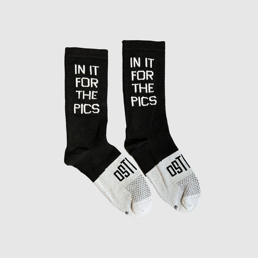 In It For The Pics Socks - Black