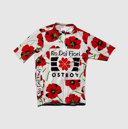 Short Sleeve Jersey - Fiori Rossi