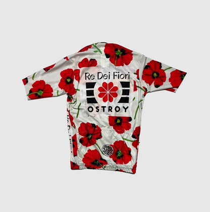 Short Sleeve Jersey - Fiori Rossi