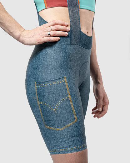 Seamless Bibs - Denim