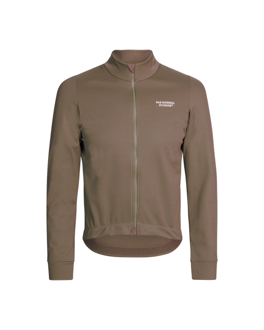 Men's Essential Thermal Long Sleeve Jersey - Ash Brown