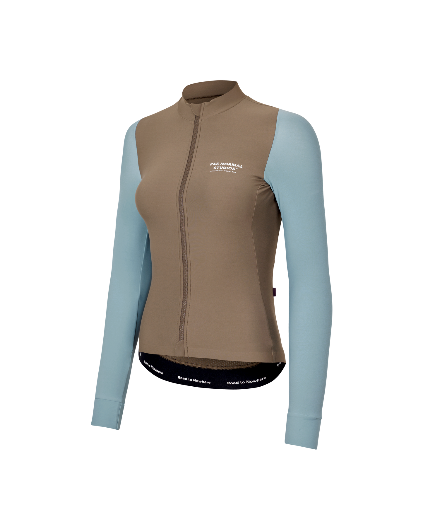 Women's Mechanism Long Sleeve Jersey -  Dusty Blue / Dark Stone