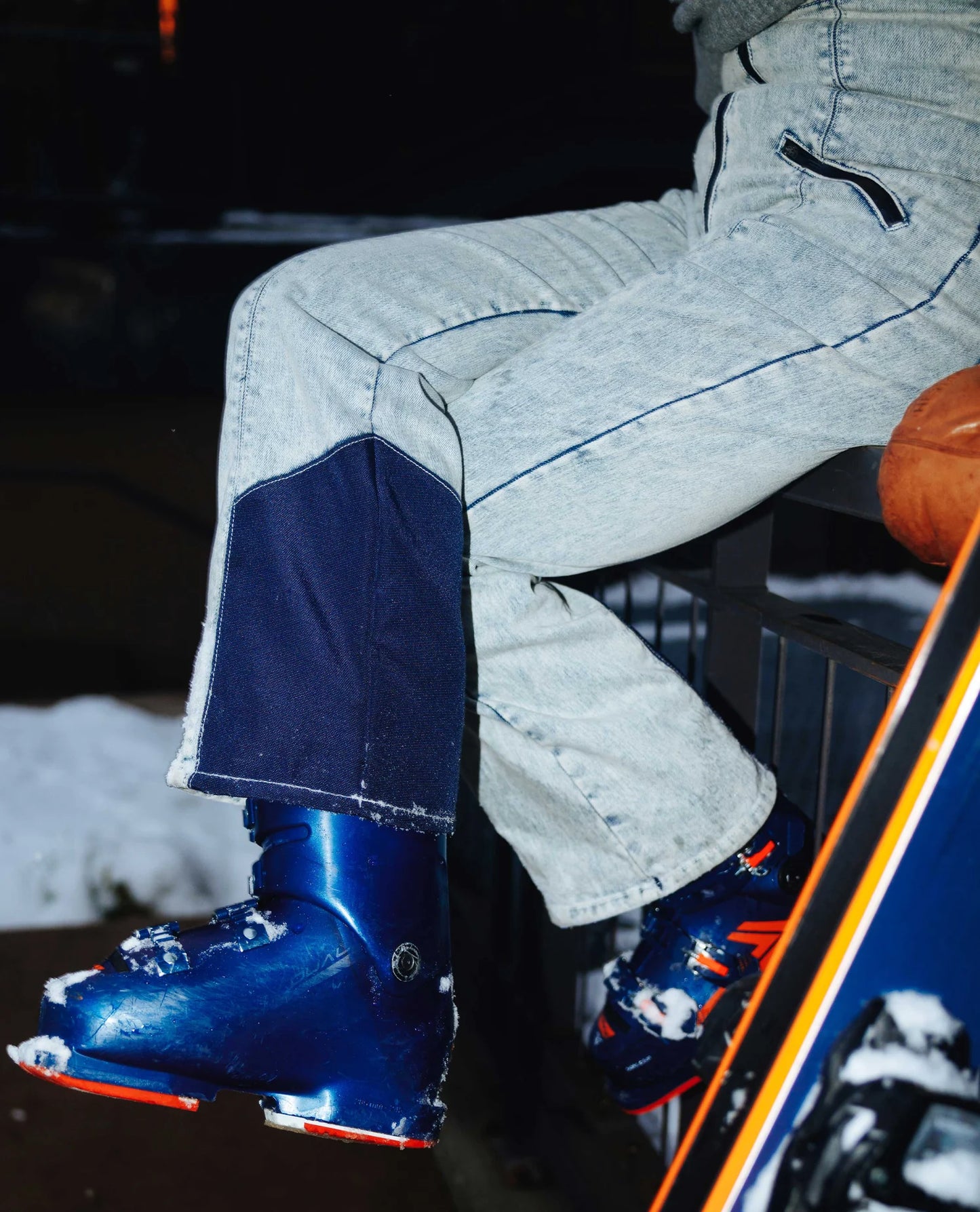 Women's Ski Bibs - Bleach