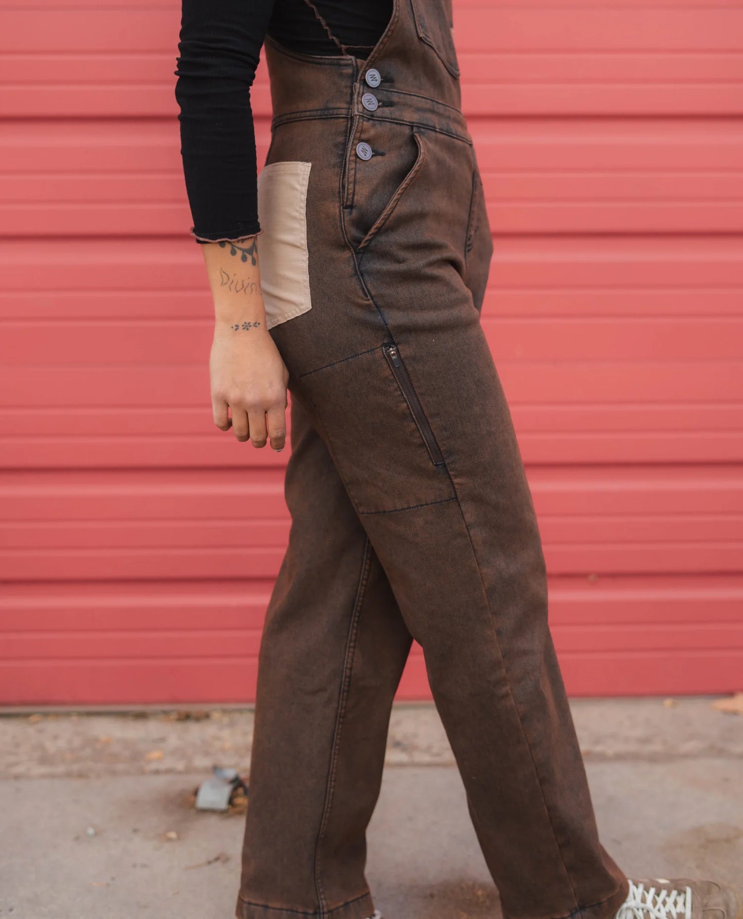 Women's Winter Overalls - Brown