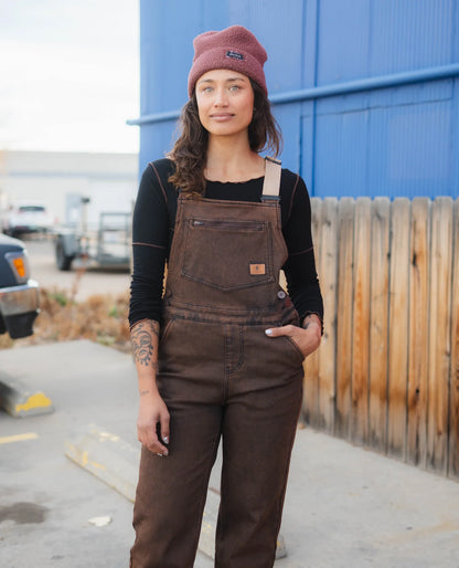 Women's Winter Overalls - Brown