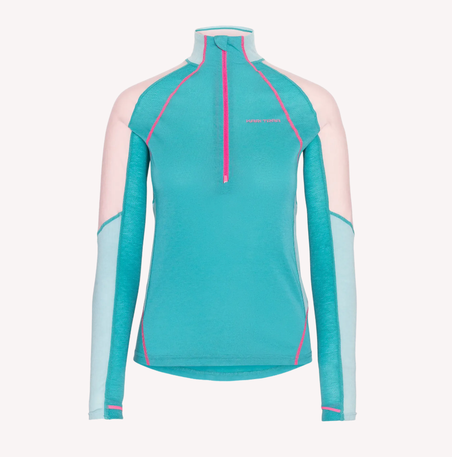 Alma Half Zip - Blue Lagoon