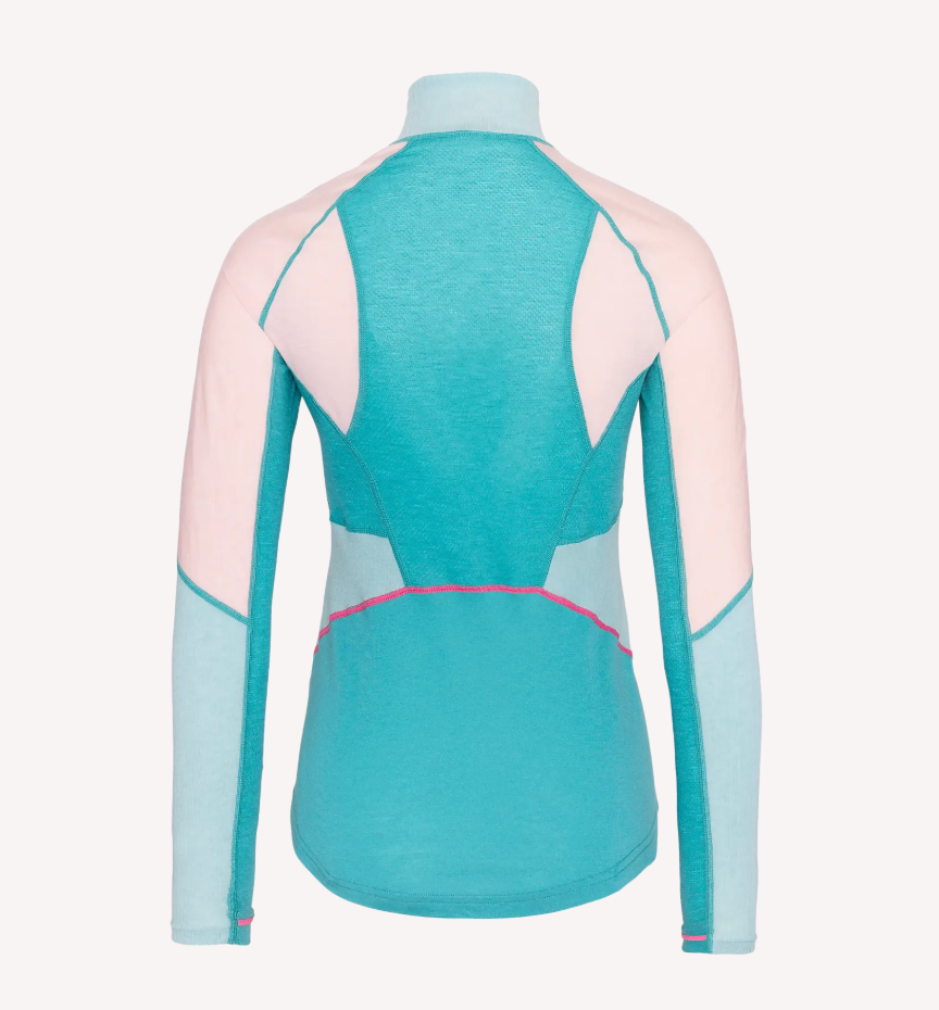 Alma Half Zip - Blue Lagoon
