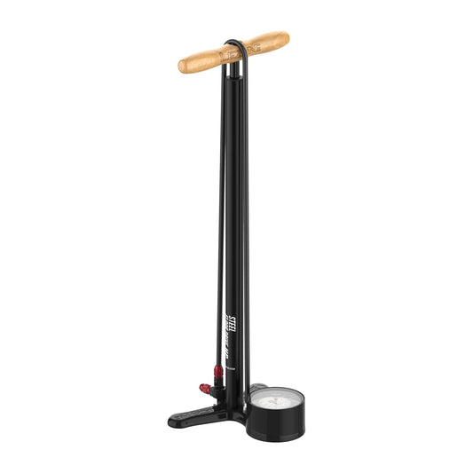 Lezyne Steel Floor Drive Floor Pump with 3.5" Gauge Black
