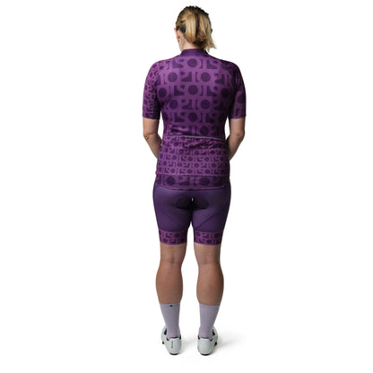 Aristo Bib Shorts - Monogram - Blackberry