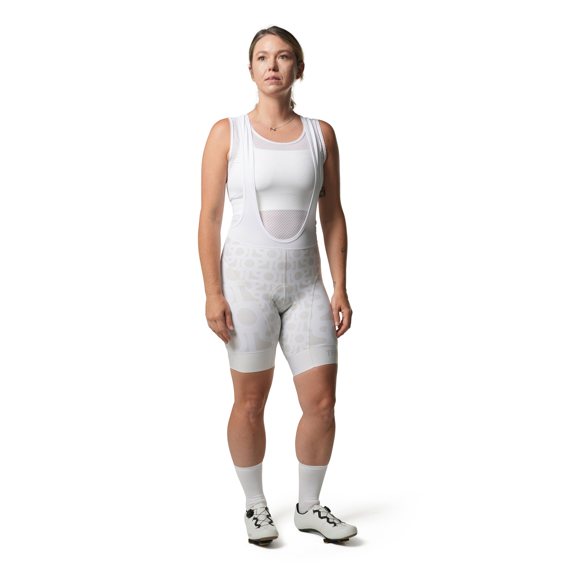 Aristo Bib Shorts Monogram Cream