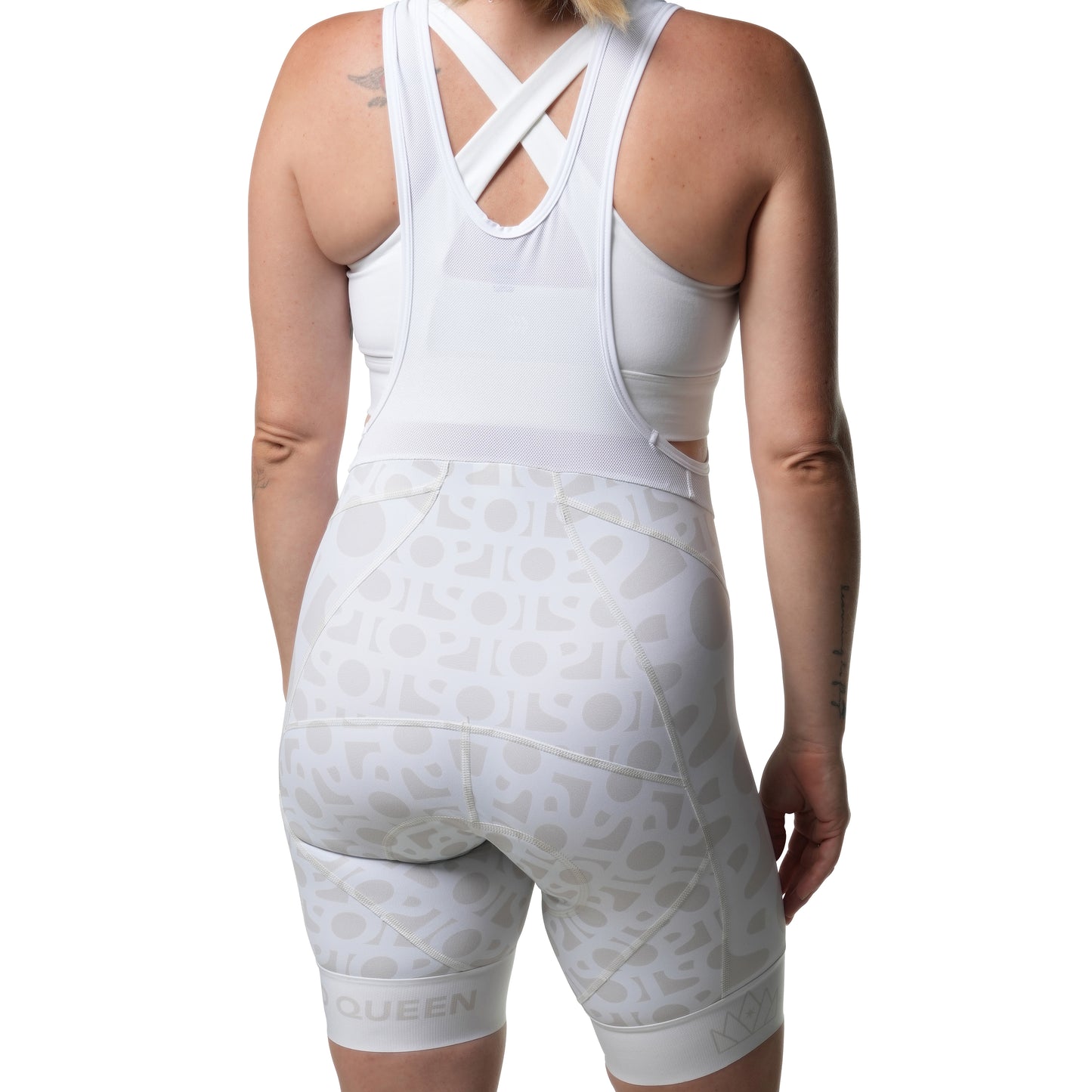 Aristo Bib Shorts - Monogram - Cream