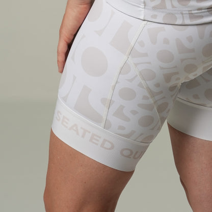 Aristo Bib Shorts - Monogram - Cream