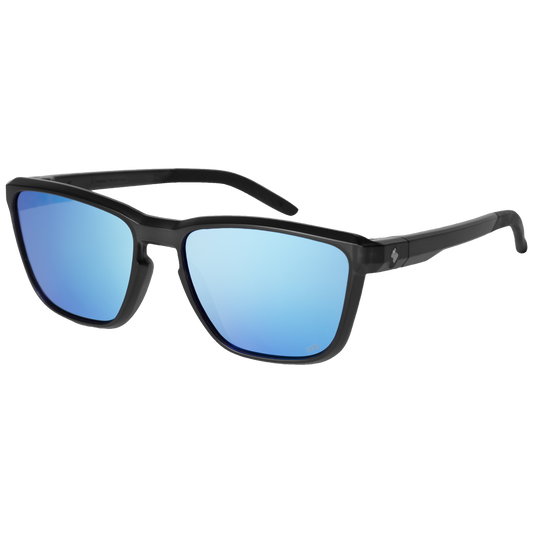 Tachi RIG® Reflect sunglasses in aquamarine and matte crystal black, designed for a stylish casual look while offering premium features.
