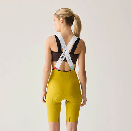 Women's LUXE Bib Short - Sulphur