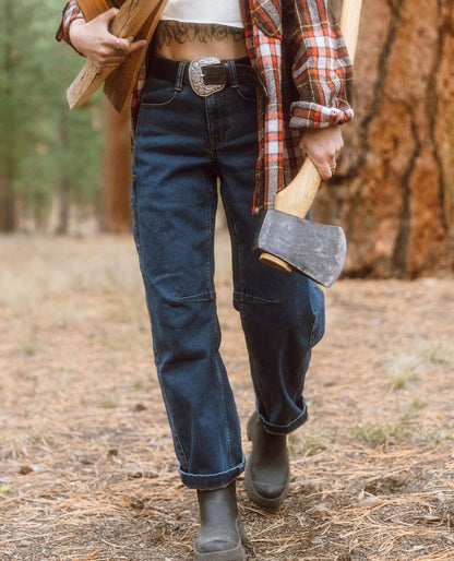 Women's Winter Jeans - Dark